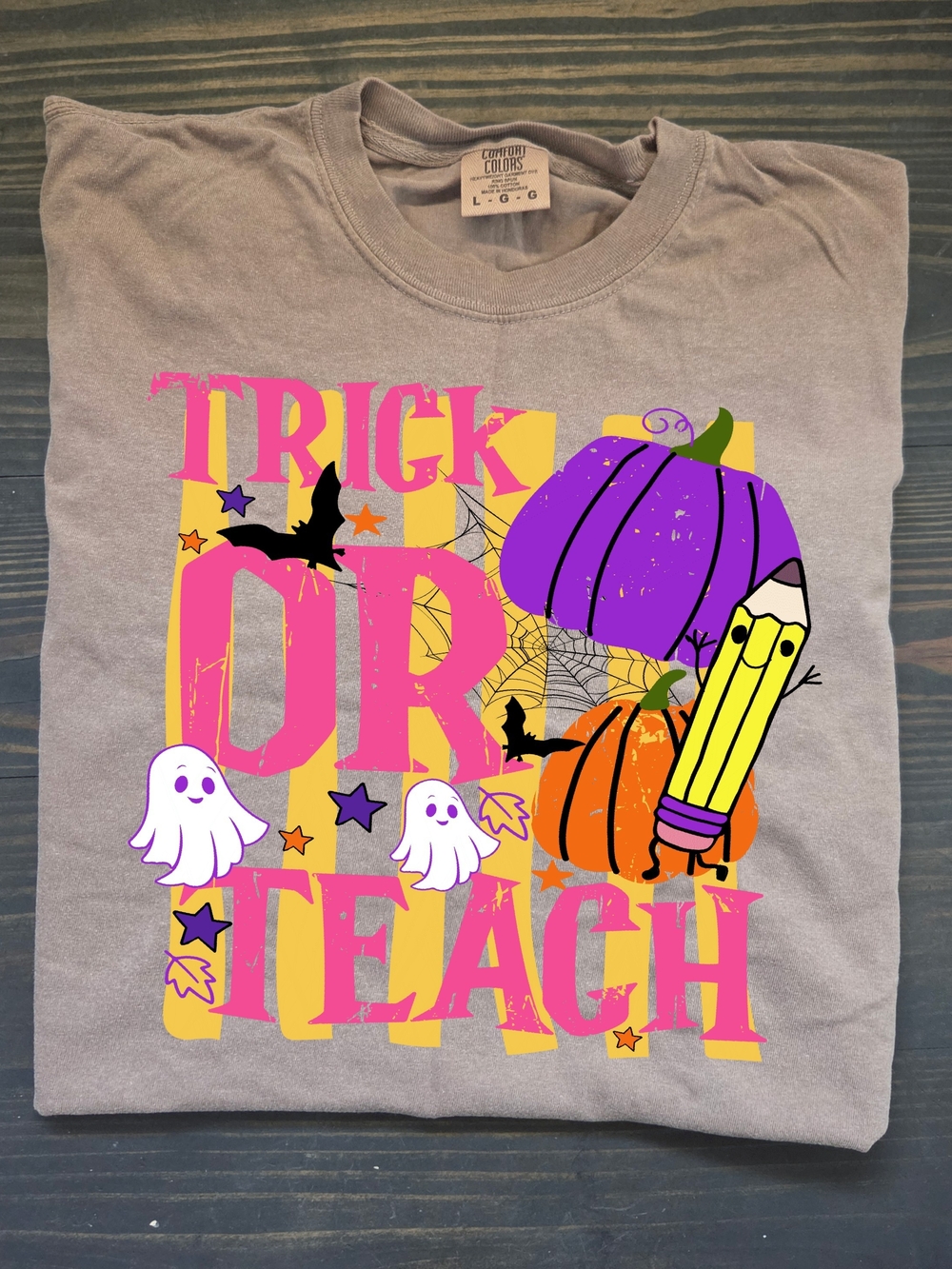 Trick Or Teach- Comfort Colors Tee